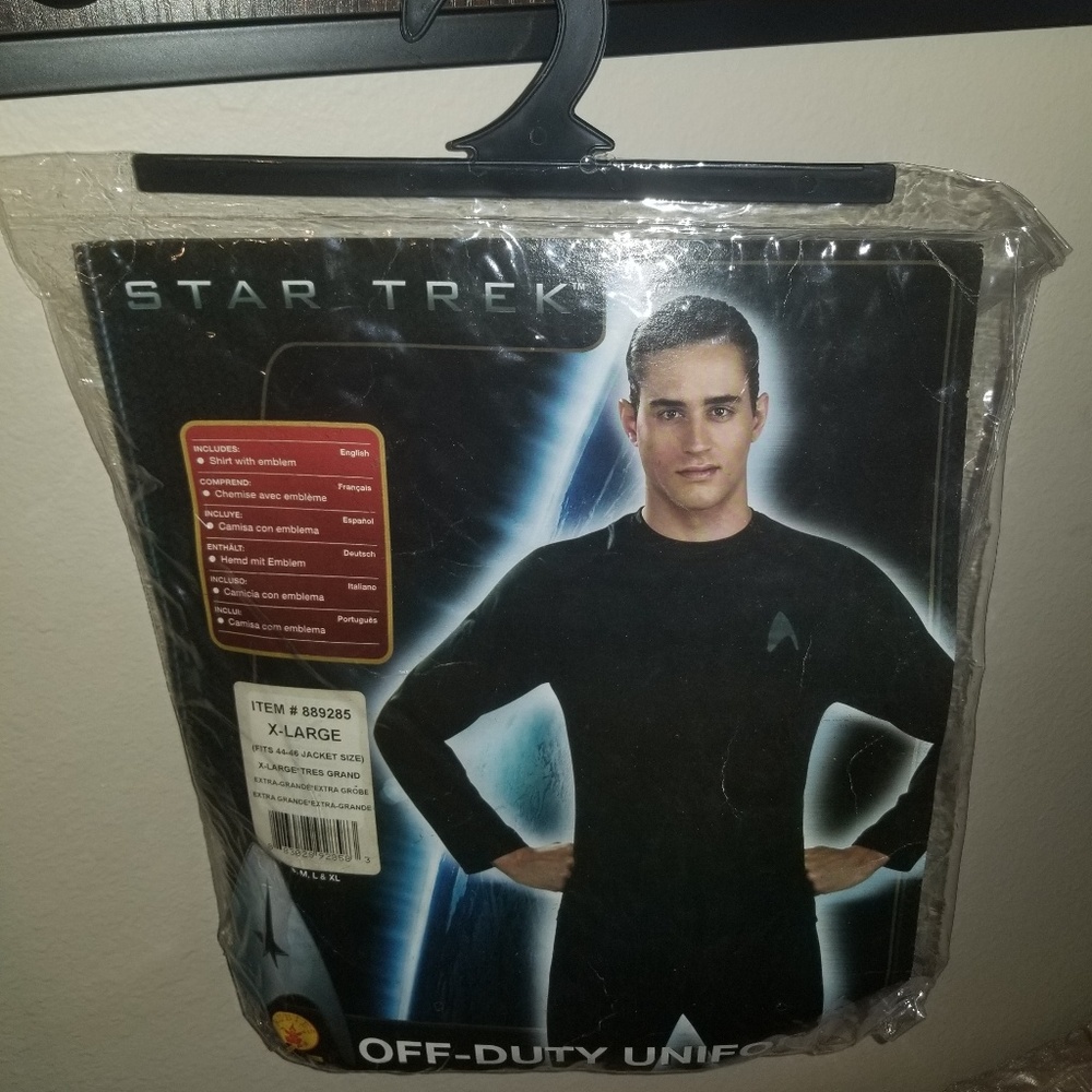 Star Trek off duty Uniform adult Halloween costume